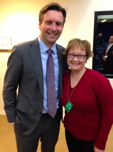 I met Press Secretary Josh Earnest last year at the SOTU. 