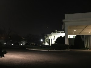 The main entrance to the West Wing.